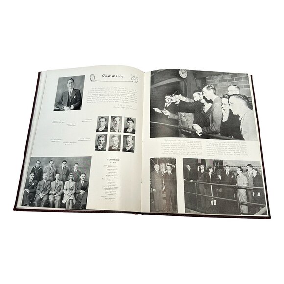 Queens University Tricolor Yearbook 1945 Book Annual Kingston Ontario Canada - Picture 8 of 14